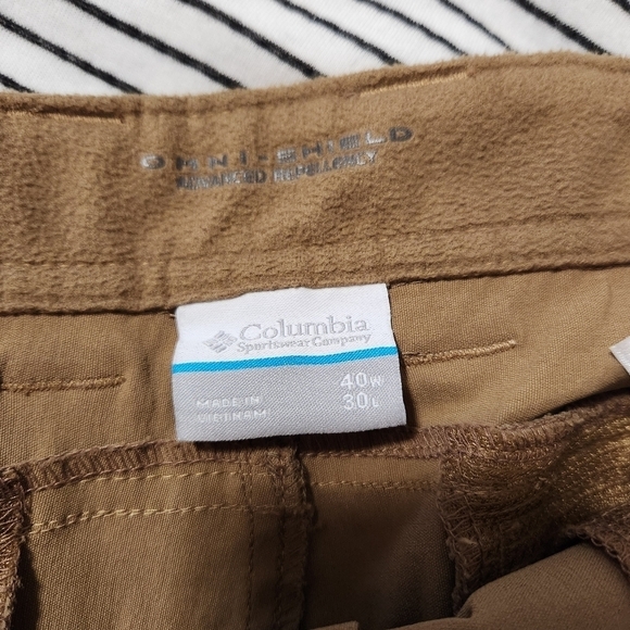 Columbia Men's  Khaki Pants Omni Shield, sz 40 - Picture 7 of 11